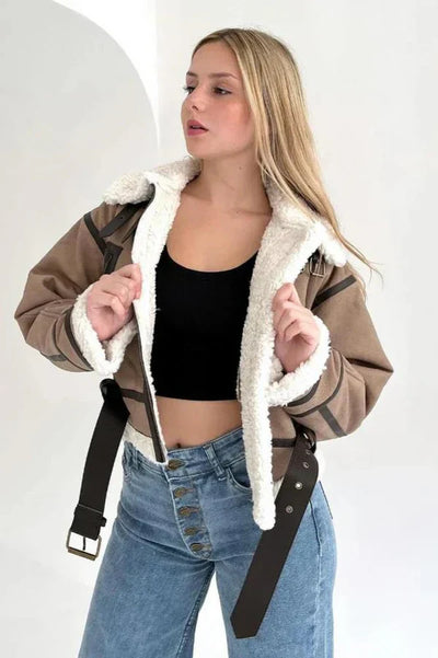 HANNAH | Stylish Aviator Jacket