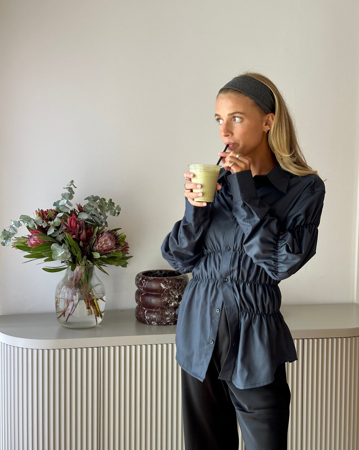 MARTHE | Ruched Blouse