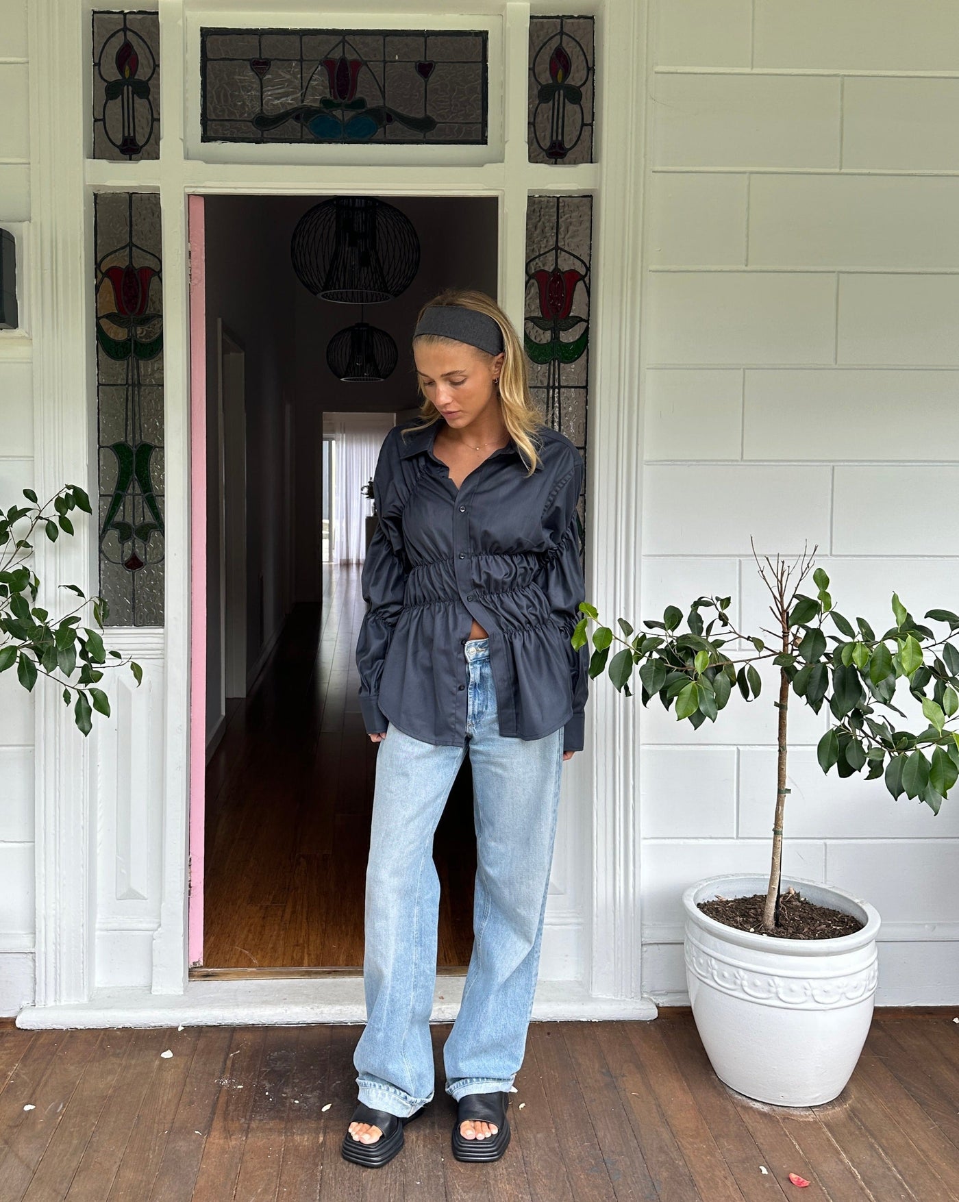 MARTHE | Ruched Blouse