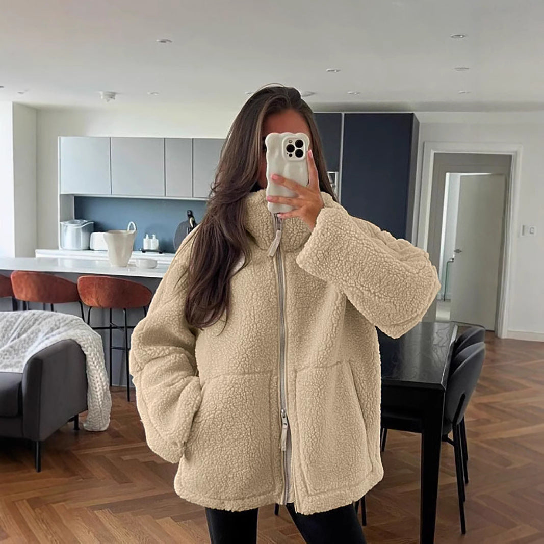 KAJA | Soft Teddy Jacket