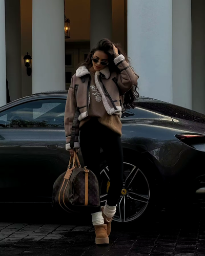 HANNAH | Stylish Aviator Jacket