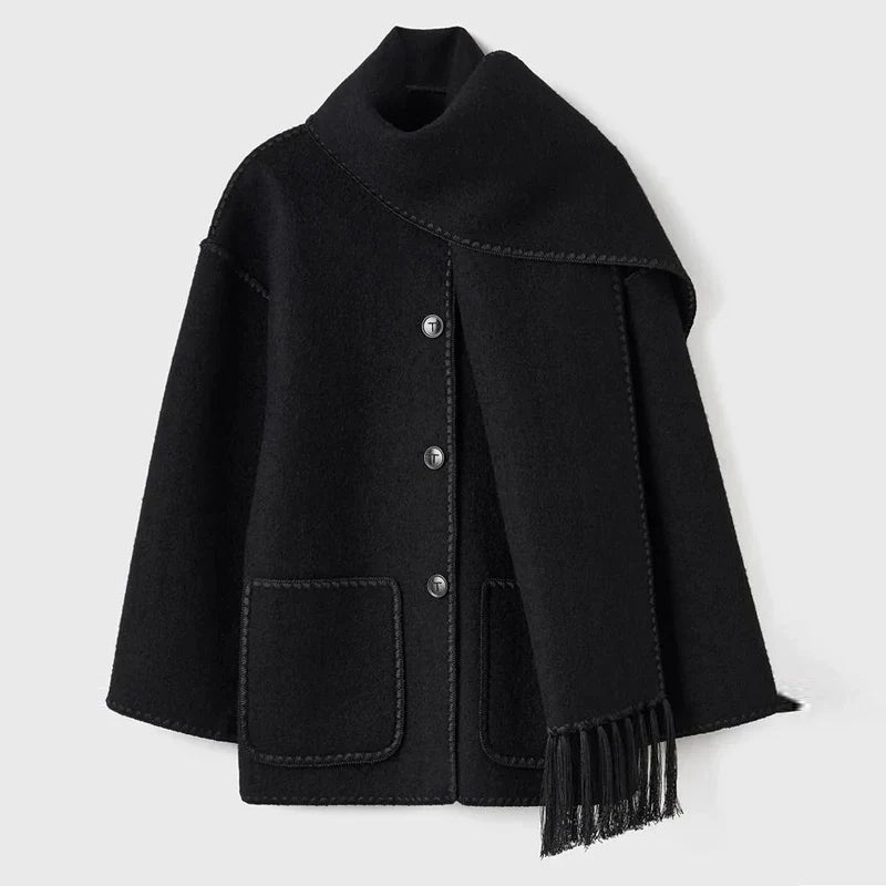 EMILIA | Elegant Fall Scarf Jacket