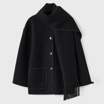 EMILIA | Elegant Fall Scarf Jacket