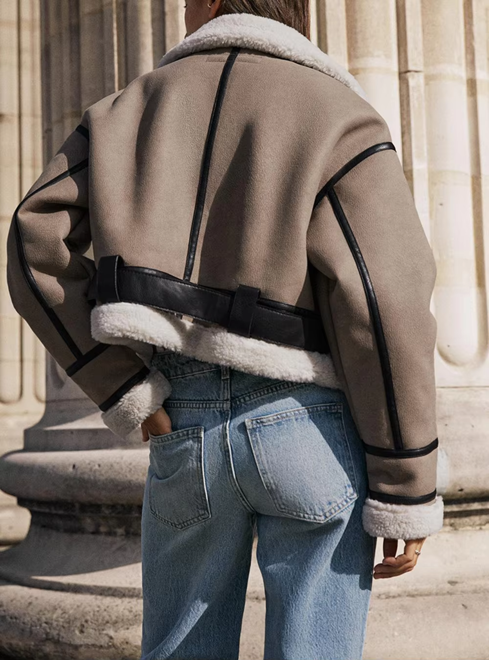 HANNAH | Stylish Aviator Jacket