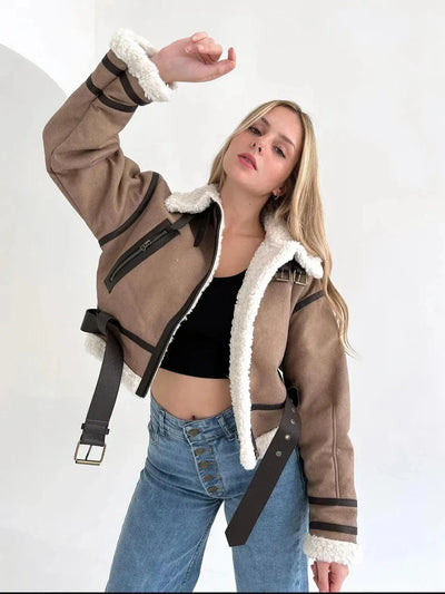 HANNAH | Stylish Aviator Jacket