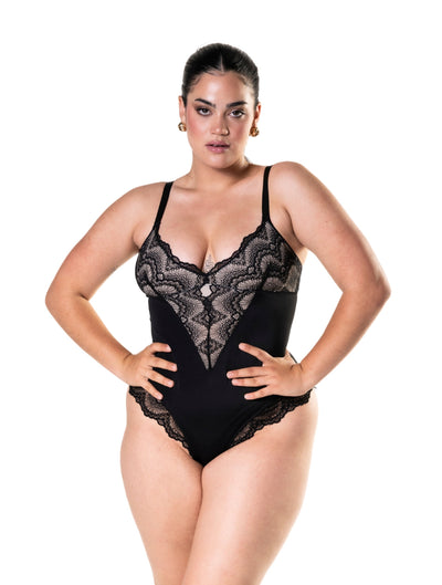TRIANA | Half-Laced Bodysuit