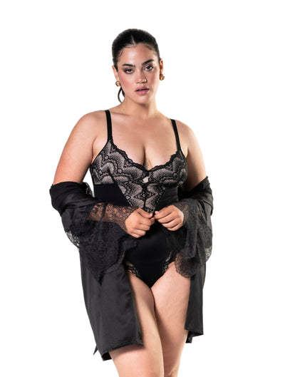 TRIANA | Half-Laced Bodysuit