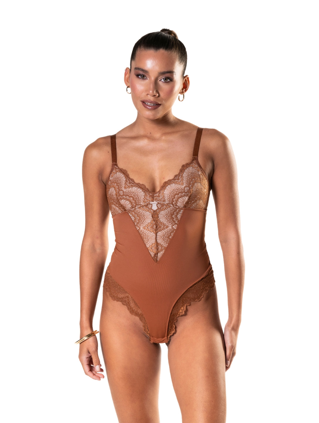 TRIANA | Half-Laced Bodysuit