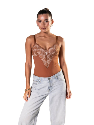 TRIANA | Half-Laced Bodysuit