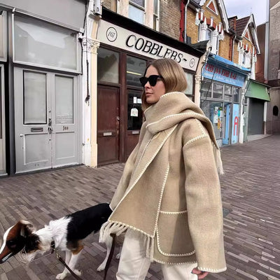 EMILIA | Elegant Fall Scarf Jacket