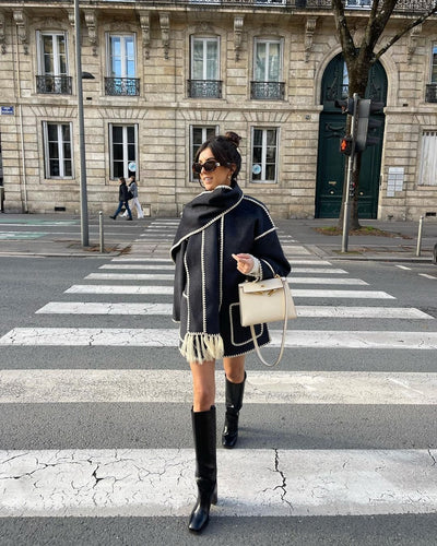 EMILIA | Elegant Fall Scarf Jacket
