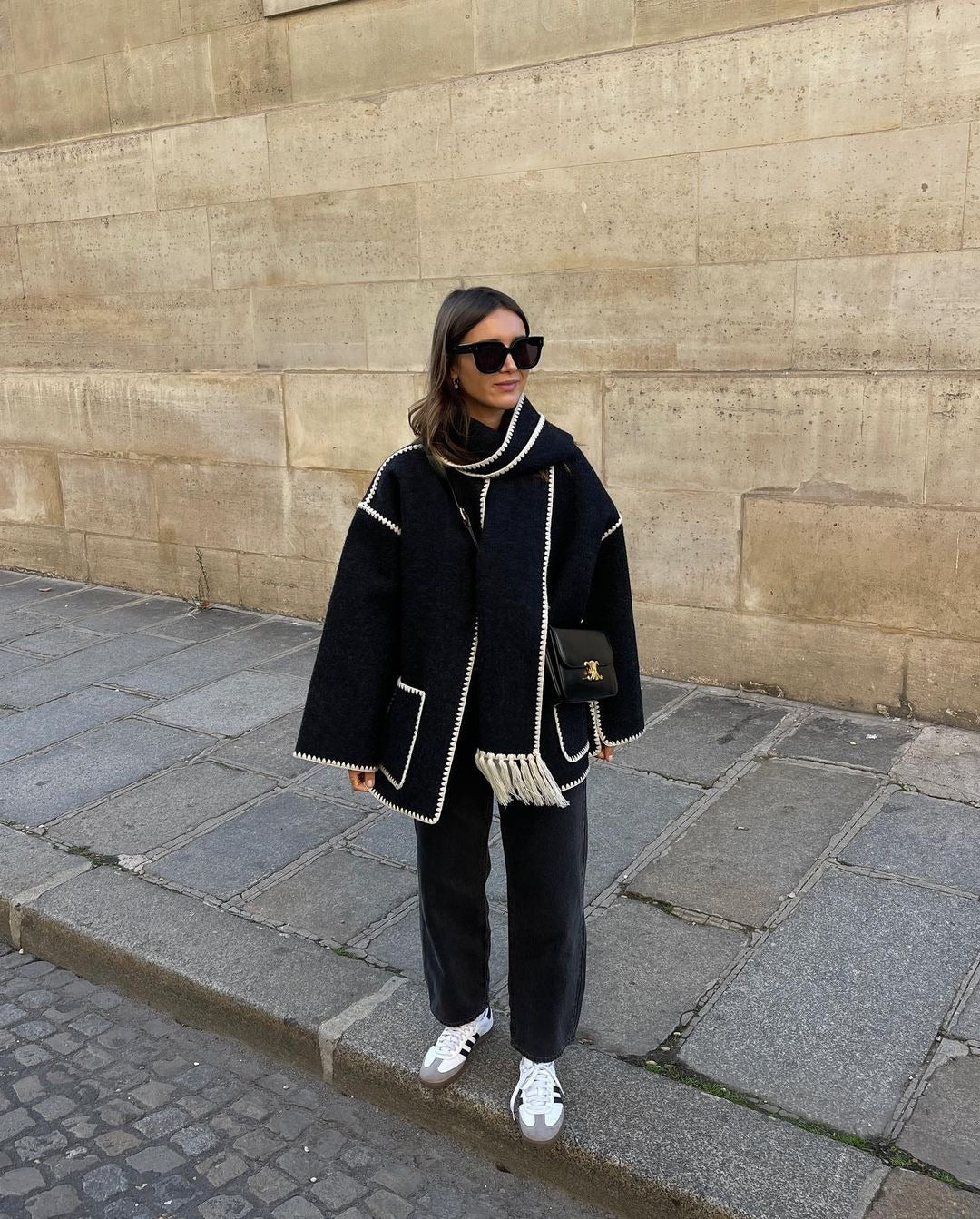 EMILIA | Elegant Fall Scarf Jacket