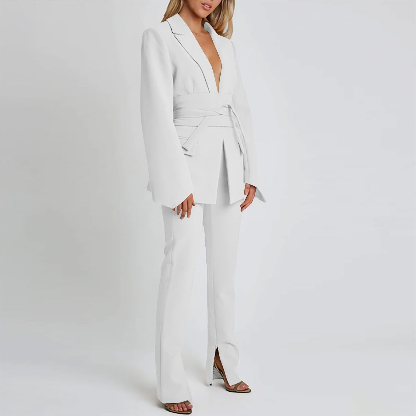 AIMEE | Elegant Belted Blazer